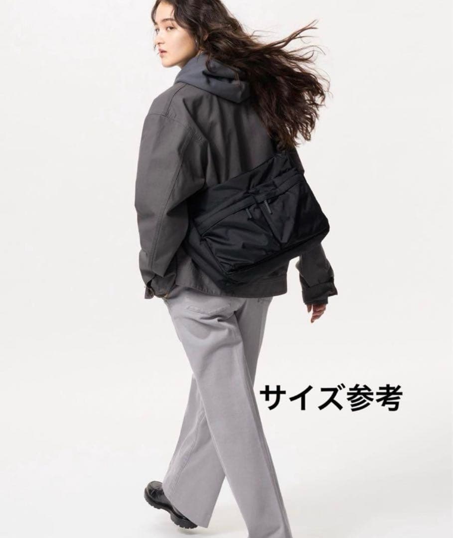 大きなポケットのショルダーバッグ　mina perhonen ミナペルホネン