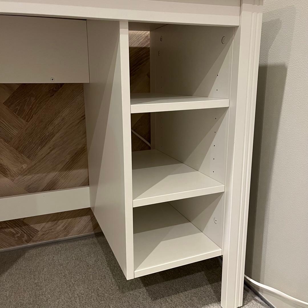 【IKEA】 ブルサリ デスク ホワイト