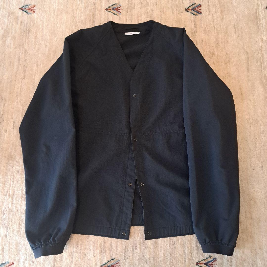 nanamica ナナミカ　ノーカラージャケットL　ブラック　定価26400円