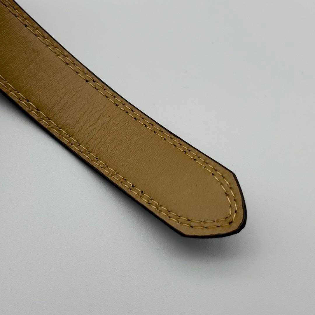 ✨美品✨グッチ ベルト Gバックル シルバー金具 レディース 本革 ビジネス