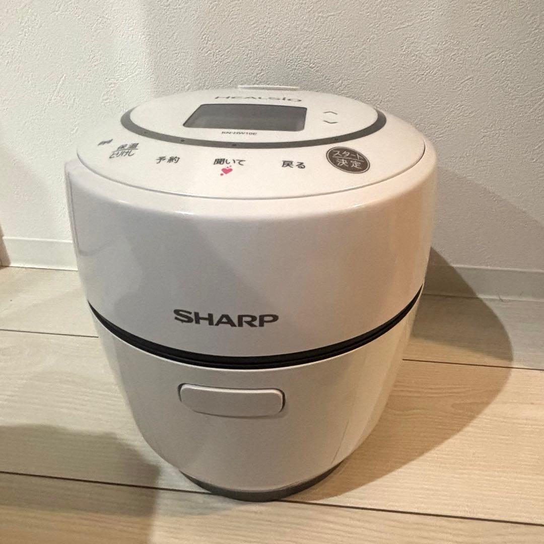 水なし自動調理鍋 HEALSIOホットクック 白KN-HW10E-W※蒸し器なし