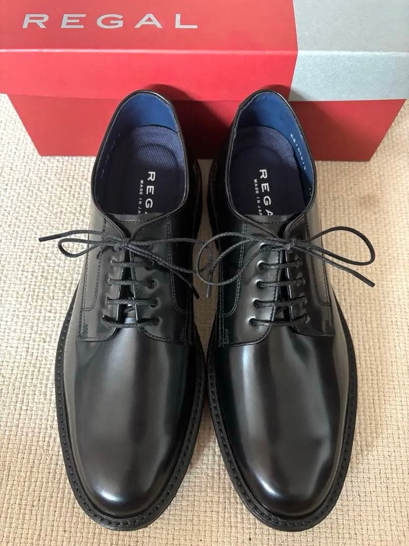 ☆新品未使用箱付☆ REGAL プレーントゥ　ビジネスシューズ