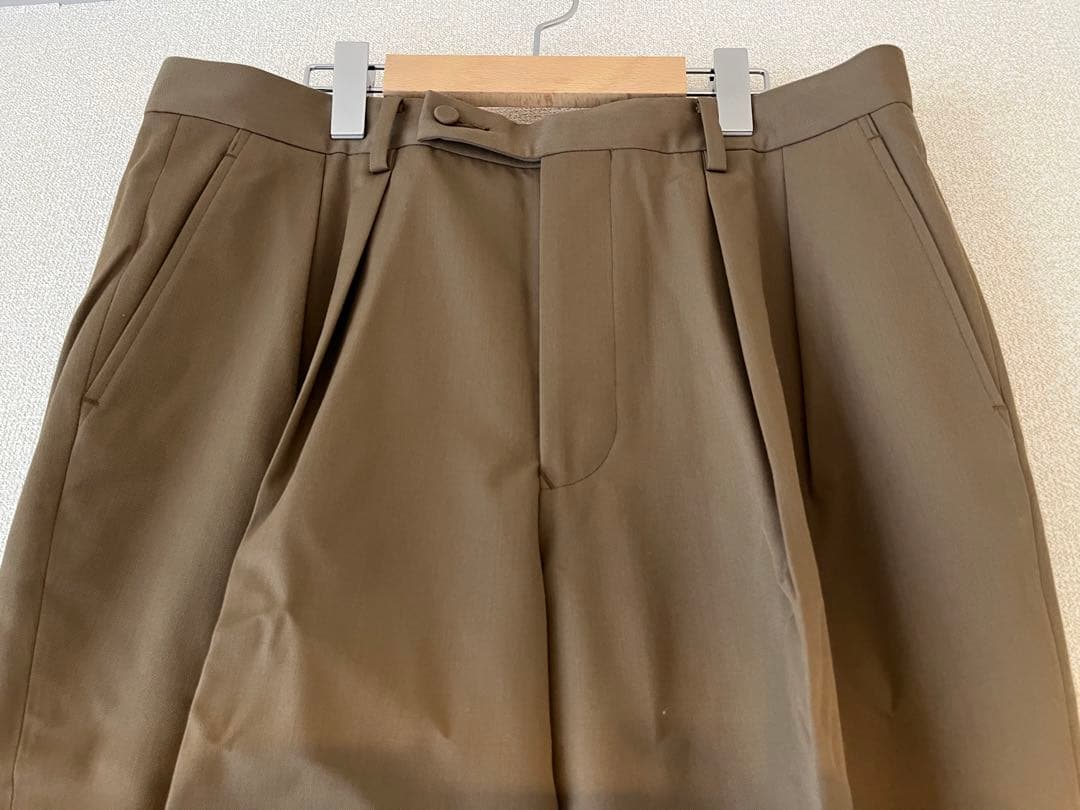 【新品未使用】WEWILL(ウィーウィル) ウール テーパード スラックス