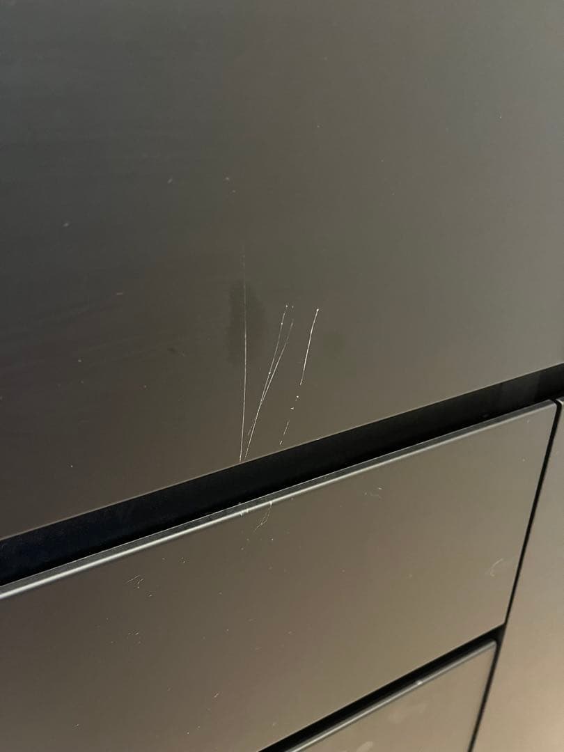 パモウナキッチンカウンター 120×50×94 ハイマットブラック