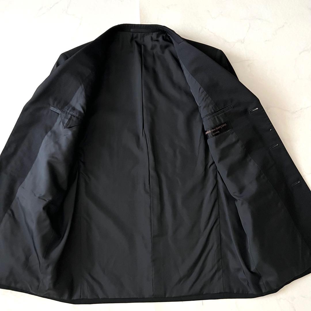 極美品 コムデギャルソンオム 田中オム AD2002 セットアップ スーツ 黒S