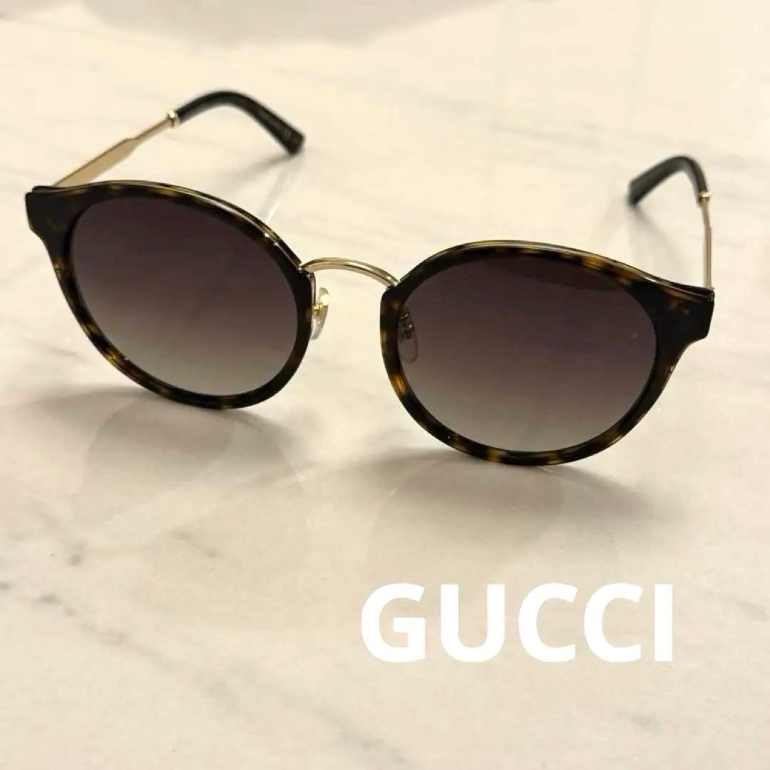 【送料込】Gucci ラウンド型サングラス GG0588SK 003