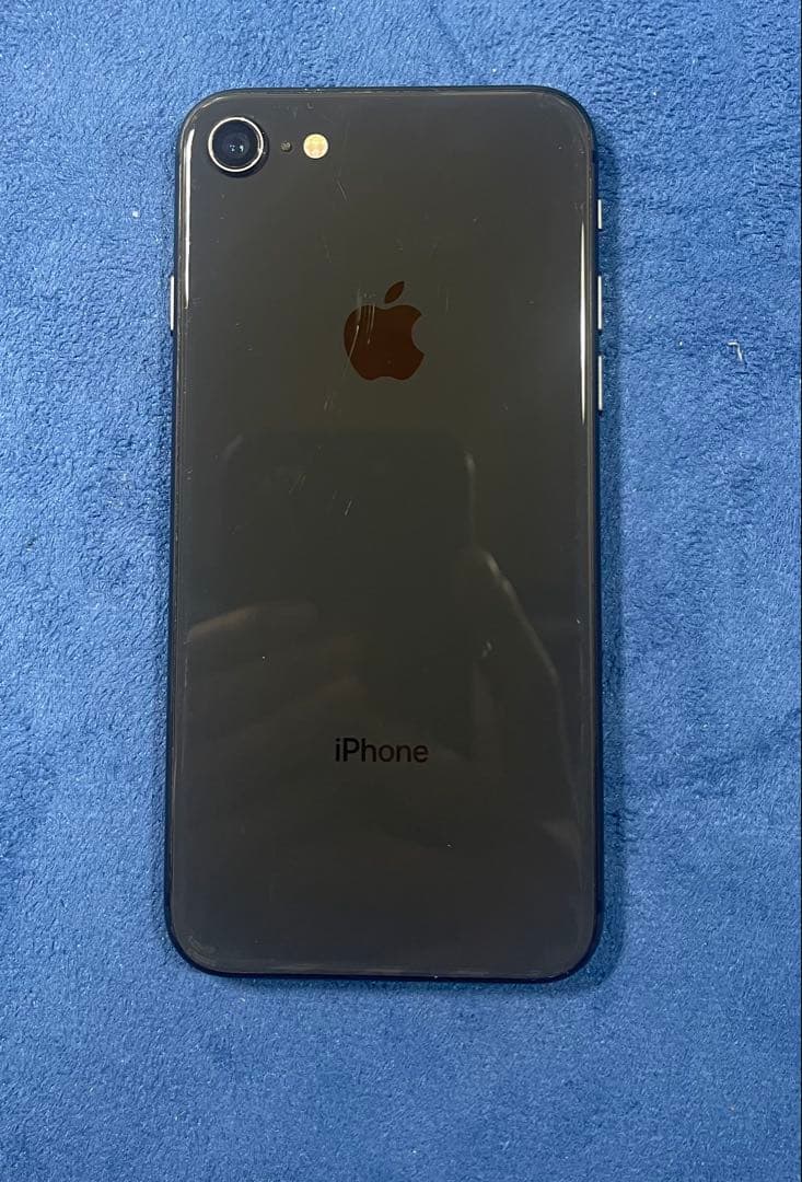 iPhone 8 スペースグレイ SIM フリー 64GB 100%