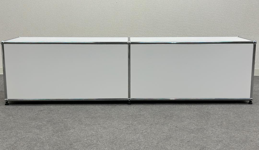 ラスト１点！USMハラー■サイドボード　テレビボード　2列1段　白　幅152cm