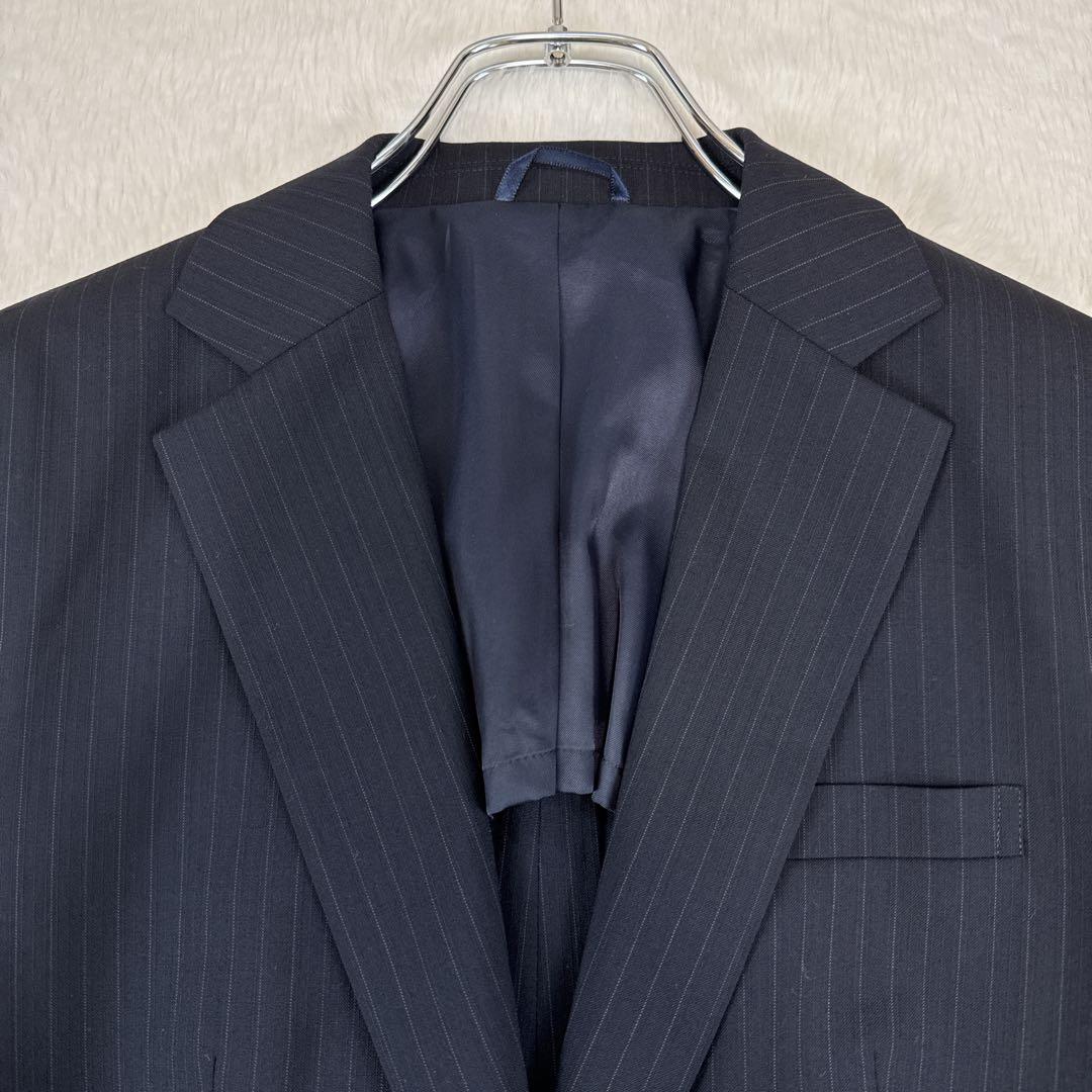 極美品　I.M.G.N　洋服の青山　レディーススーツ　大きいサイズ　ネイビー