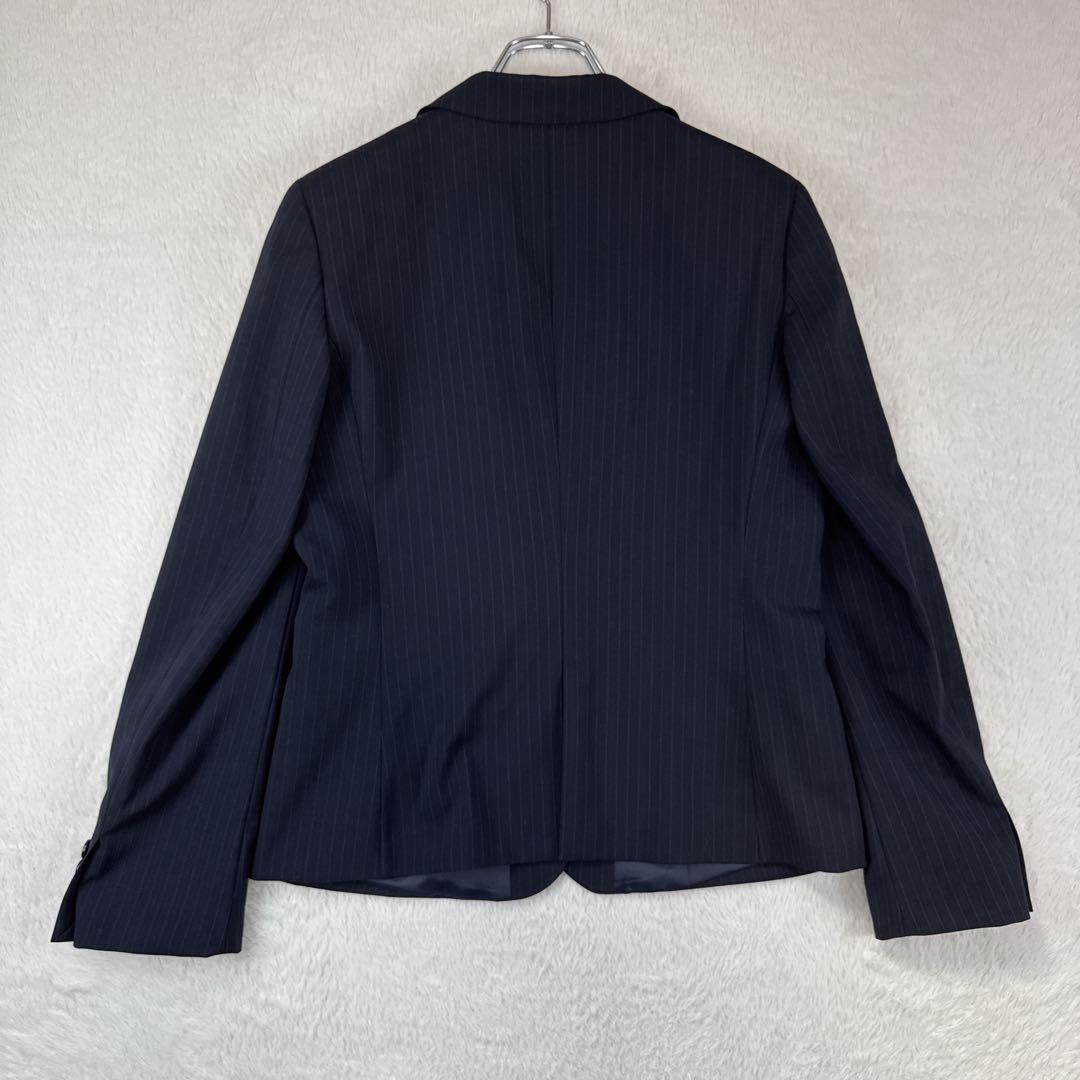 極美品　I.M.G.N　洋服の青山　レディーススーツ　大きいサイズ　ネイビー