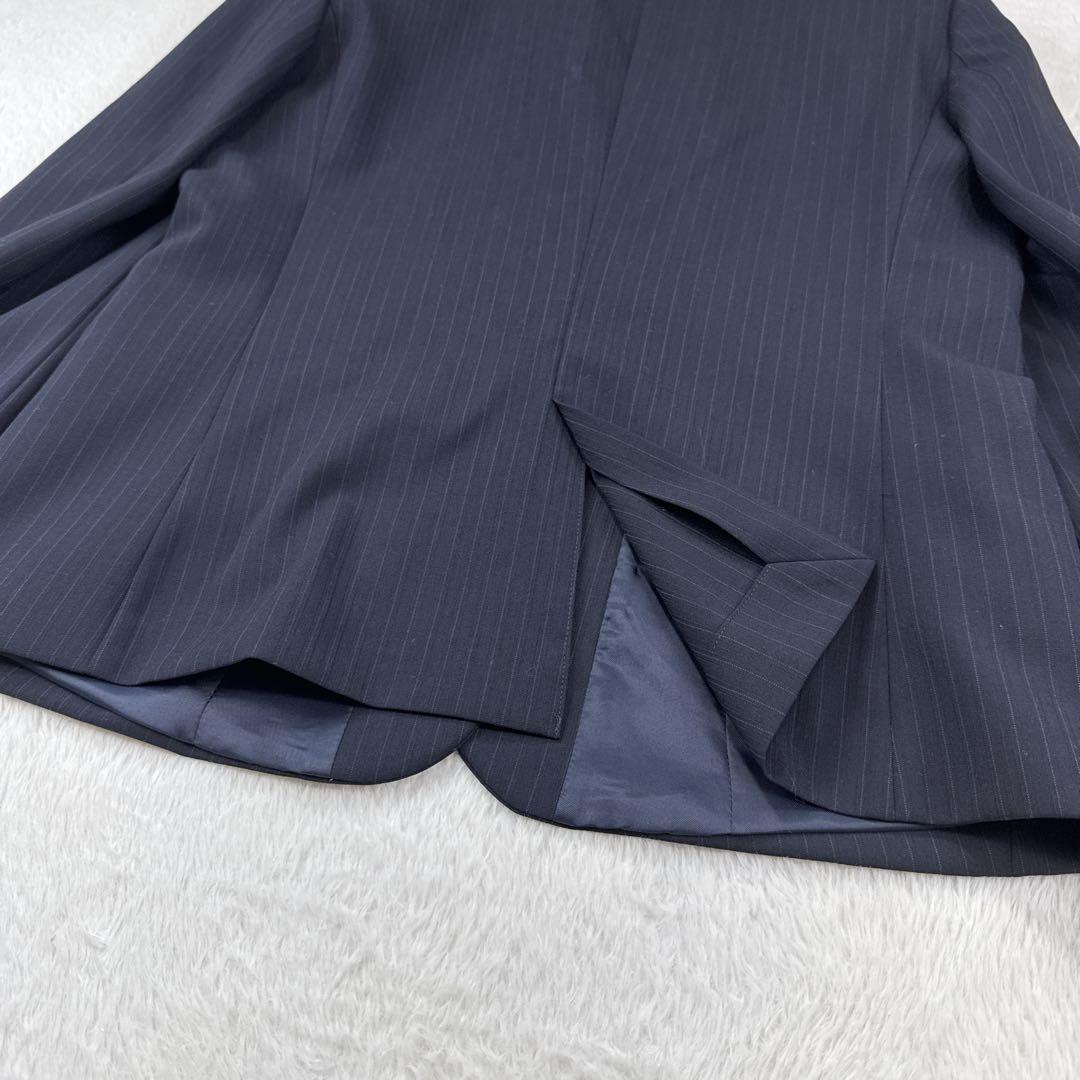 極美品　I.M.G.N　洋服の青山　レディーススーツ　大きいサイズ　ネイビー