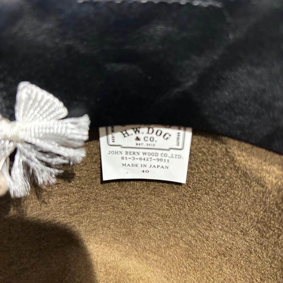 【新品】THE H.W DOG＆CO. FRONT-H HAT サイズ40