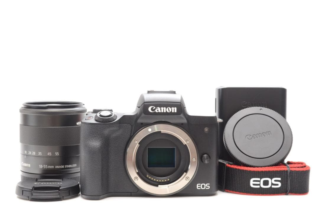 デジタルカメラ Canon EOS Kiss M 18-55mm F3.5-5.6 IS STM