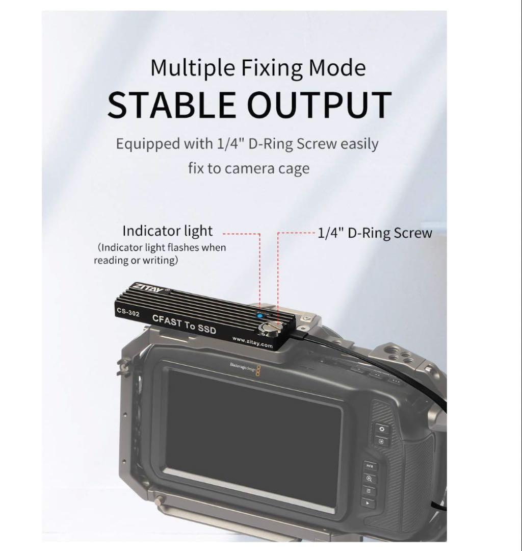 K*u様 ZITAY CFast2.0カード SSD Angelbird,San