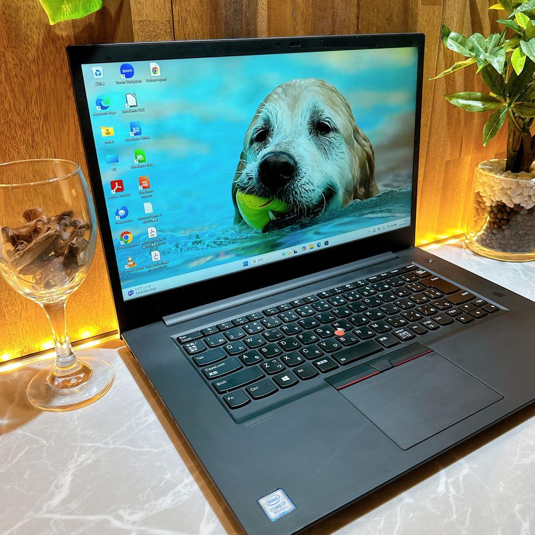 GPU搭載‼️Thinkpad P1☘️最高峰i7☘️メモリ32GB☘ノートパソコン