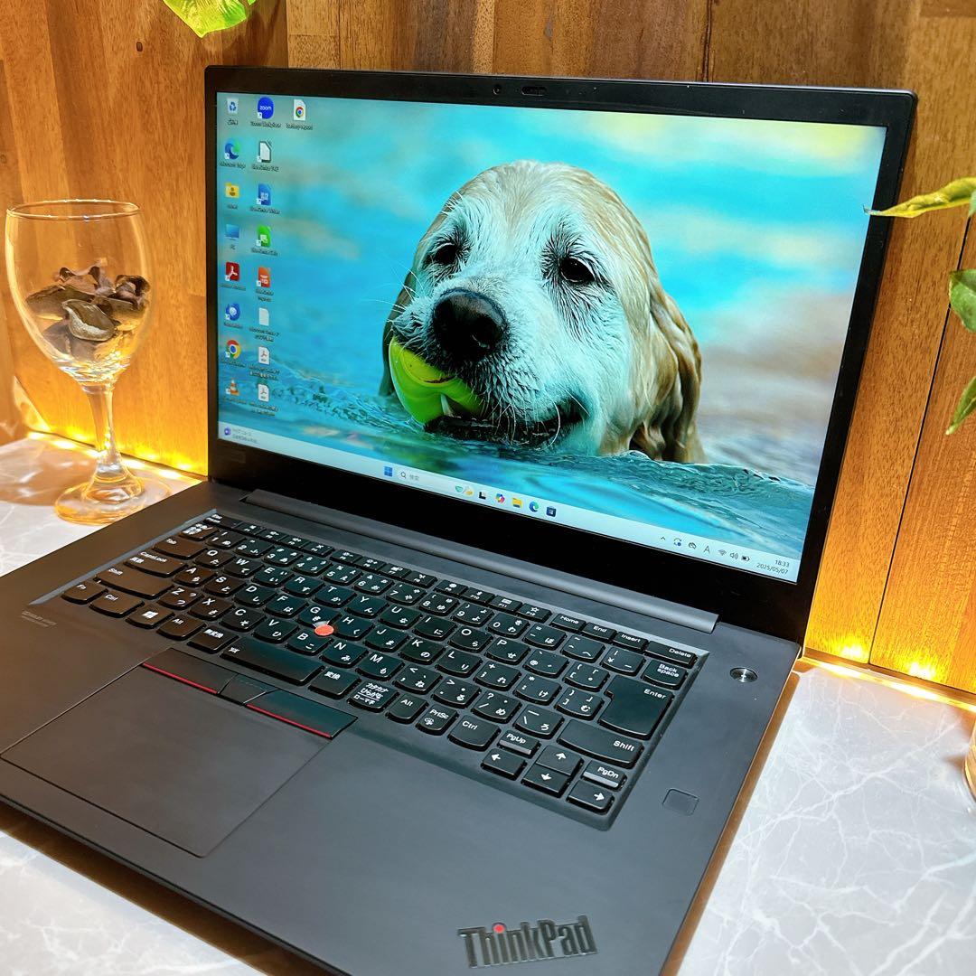 GPU搭載‼️Thinkpad P1☘️最高峰i7☘️メモリ32GB☘ノートパソコン