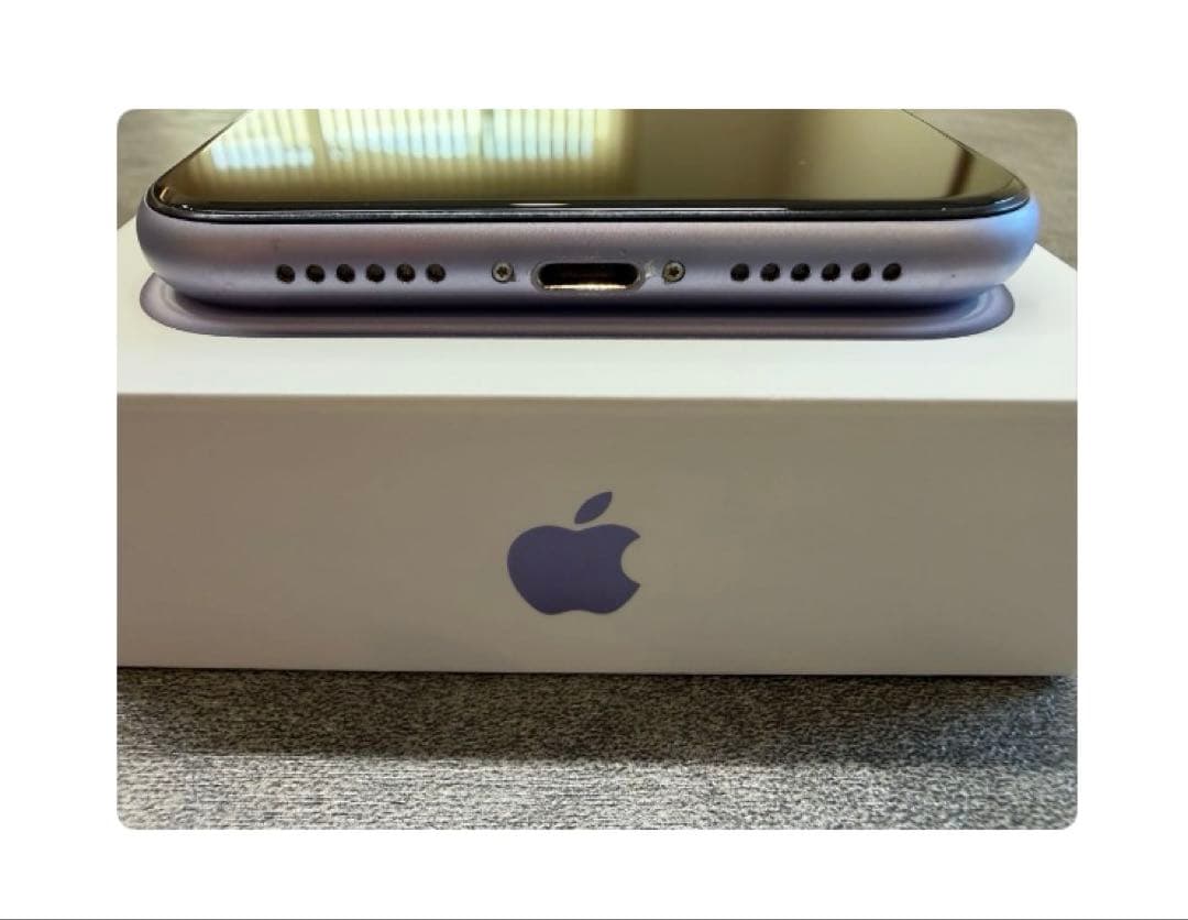 【美品】iPhone11 パープル 64GB SIMフリー