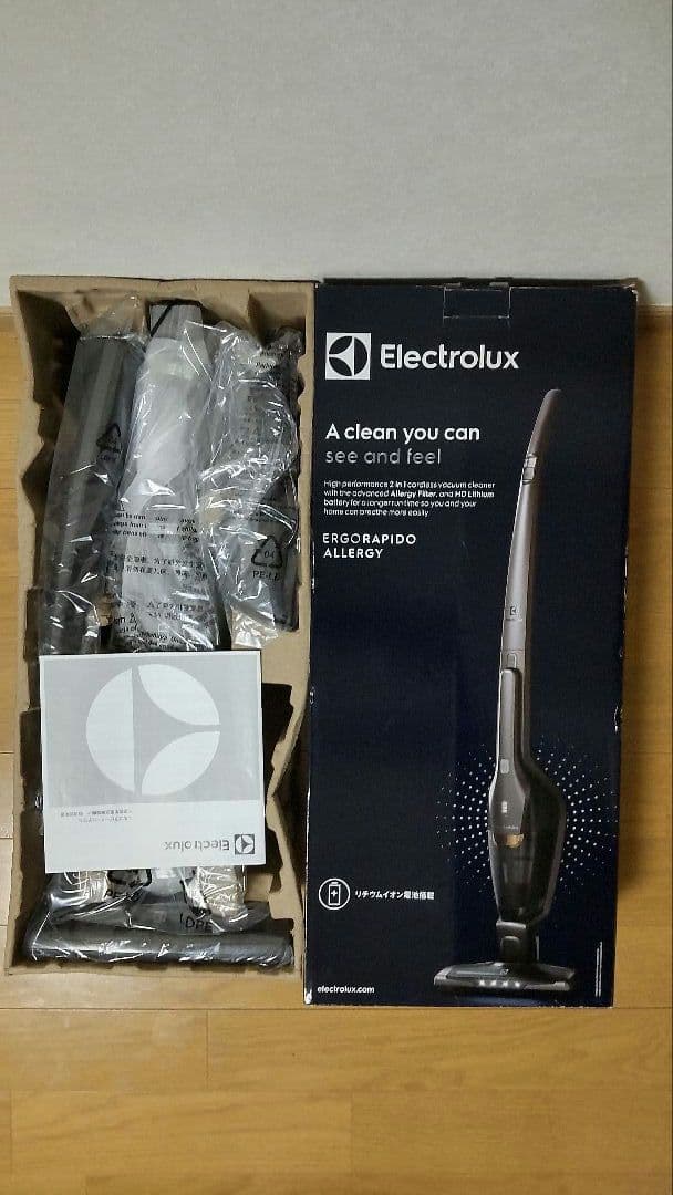 【未使用・新古品】Electrolux ZB3502IG スティッククリーナー