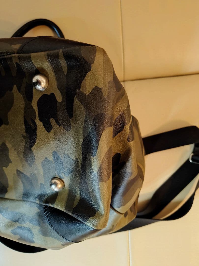 【希少美品】迷彩柄 ゴルフボストンバッグ