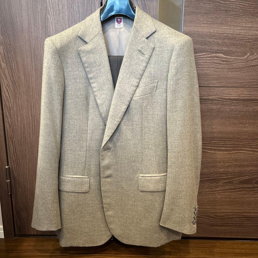 ペコラ銀座　カシミヤ　ビジネスジャケット　パンツ