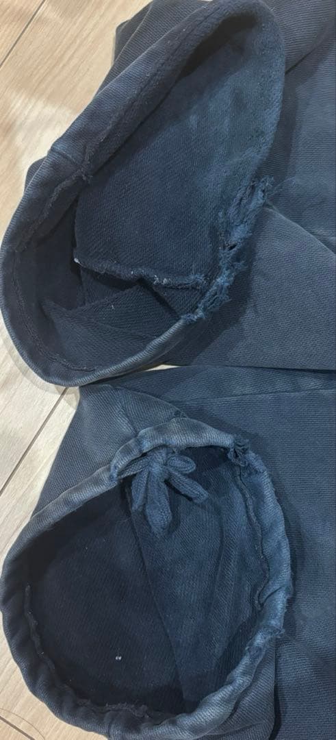 entirestudio ブラック Heavy Gocar カーゴパンツ