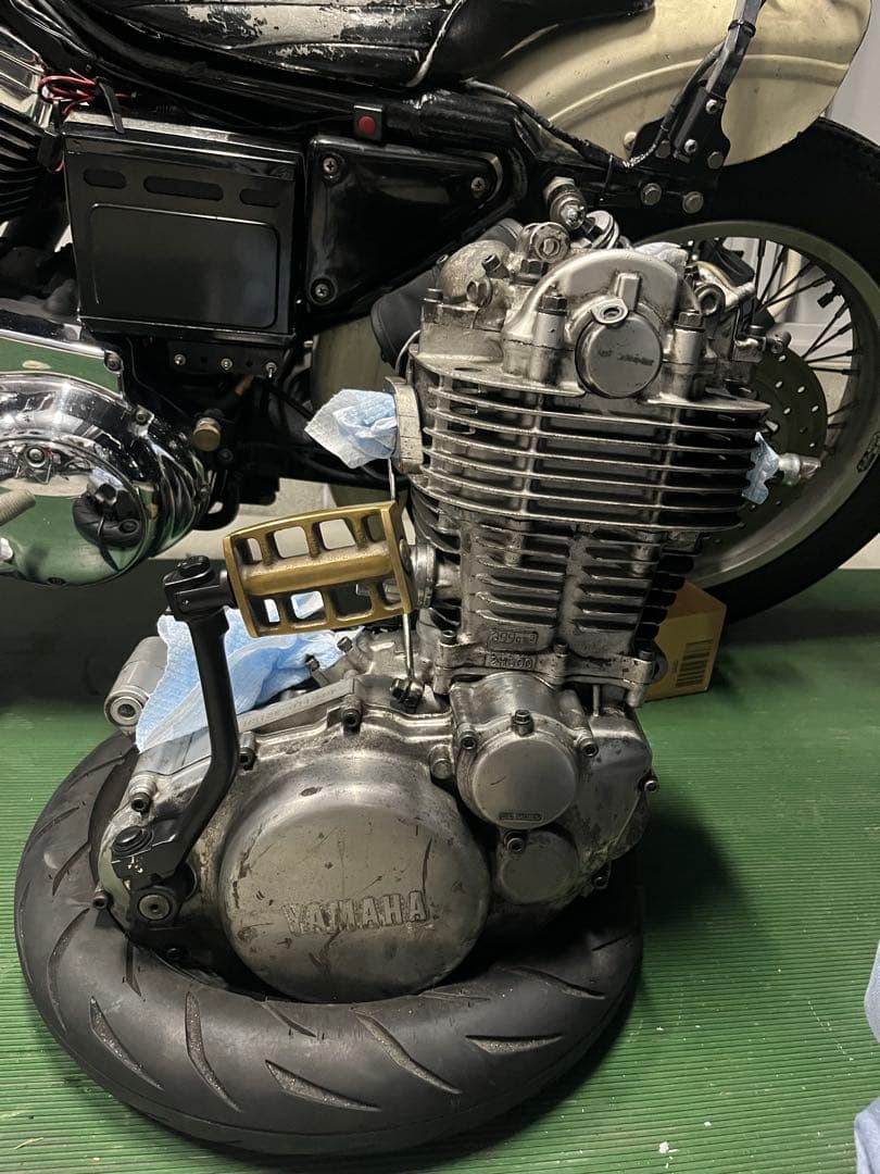 最終値下げましたsr400キックアーム ブラス 真鍮製