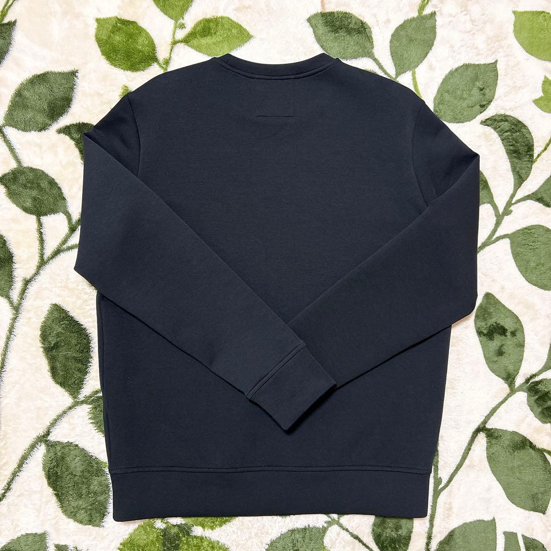 エンポリオアルマーニ クルーネックスウェットシャツ メンズ ブラック Sサイズ