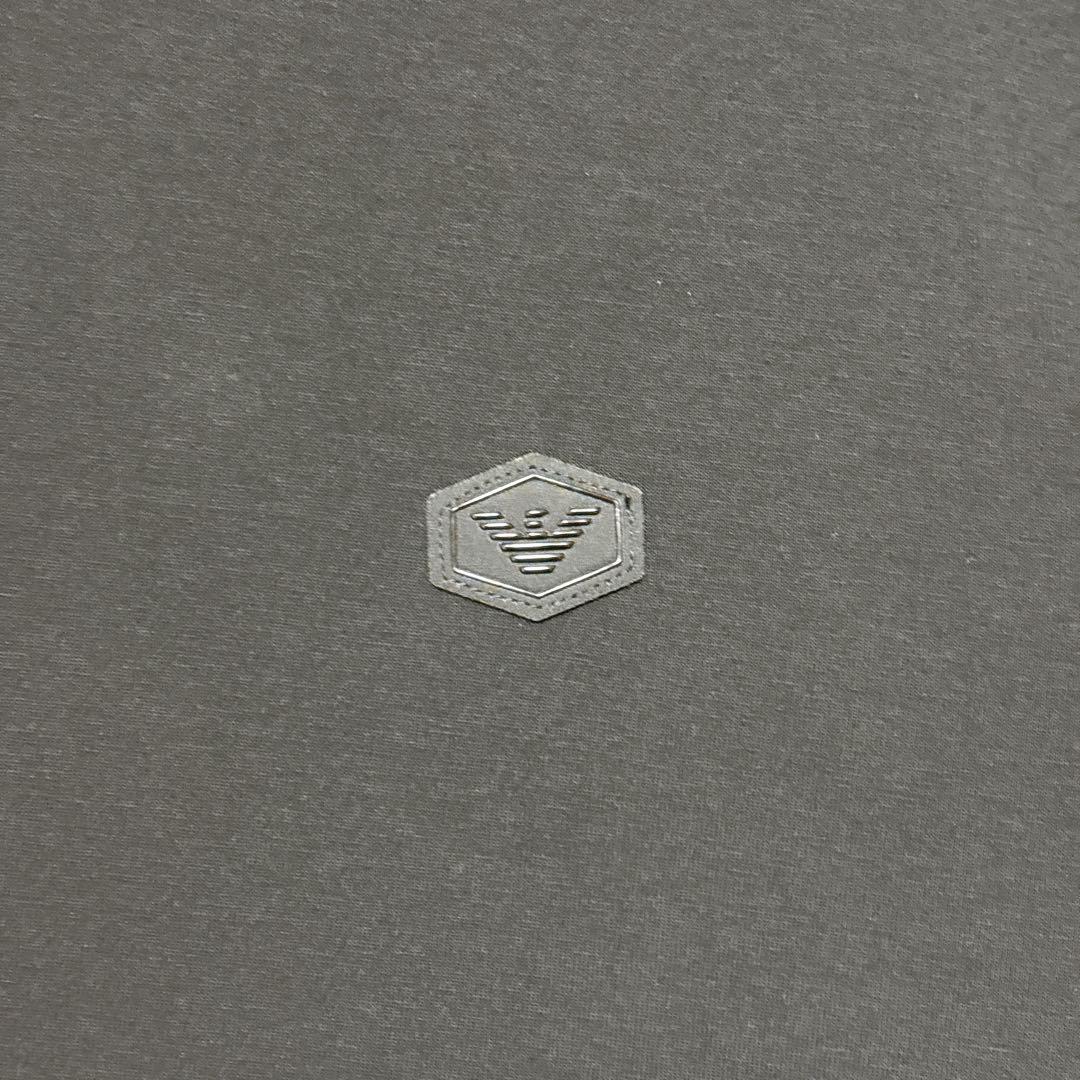 エンポリオアルマーニ クルーネックスウェットシャツ メンズ ブラック Sサイズ