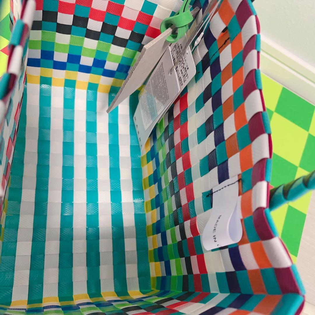 マルニマーケット　フラワーカフェ　マルニ　カゴバッグ　新作　おしゃれ