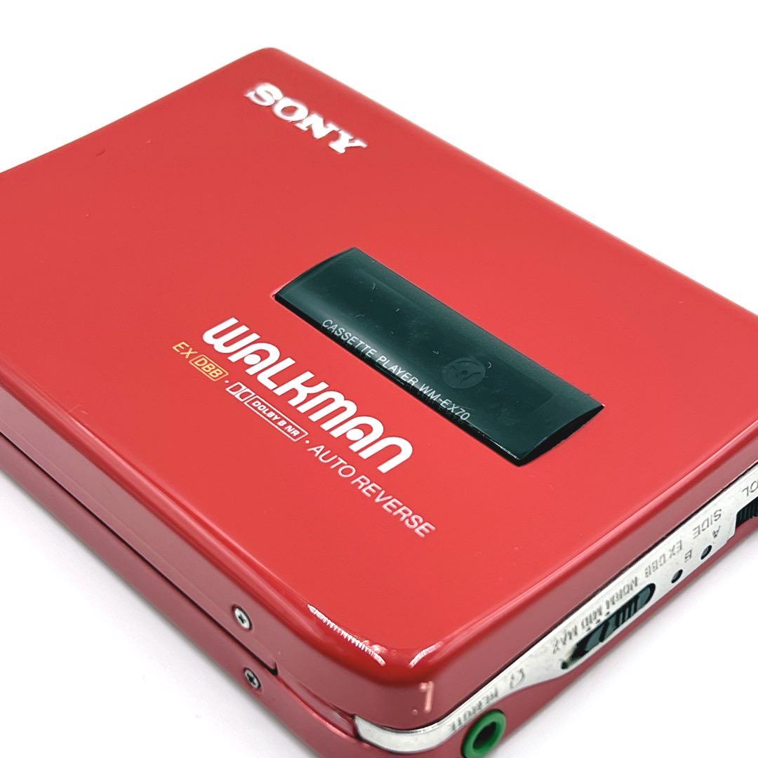 【美品・動作品】 SONY WM-EX70 カセットウォークマン 再生OK