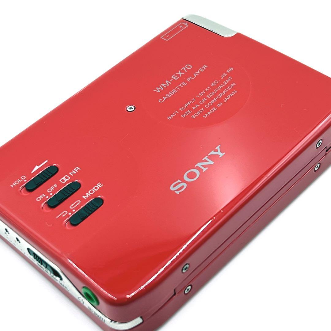 【美品・動作品】 SONY WM-EX70 カセットウォークマン 再生OK