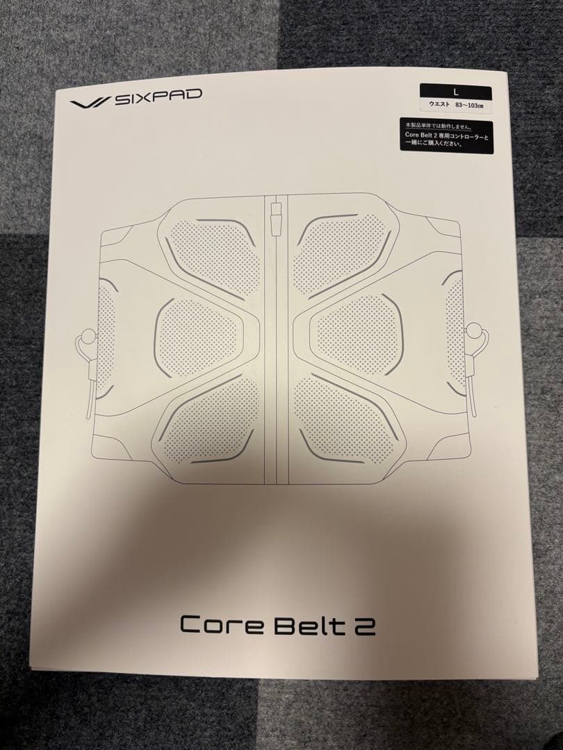 SIXPAD Core Belt 2 Lサイズ ブラック