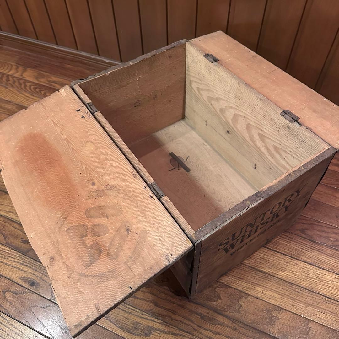 壽屋　サントリーウィスキー　初期　木箱　希少です