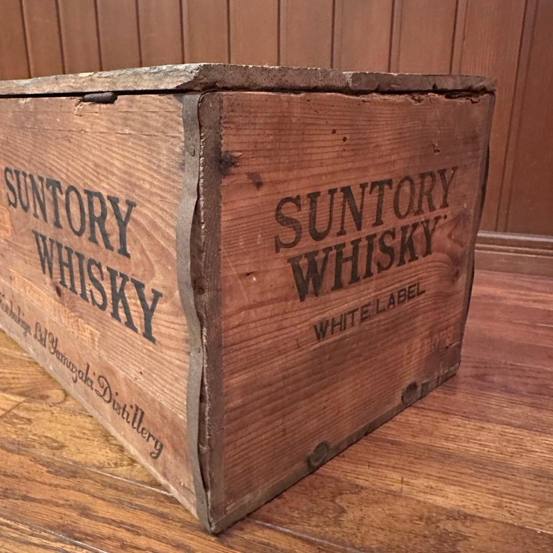 壽屋　サントリーウィスキー　初期　木箱　希少です
