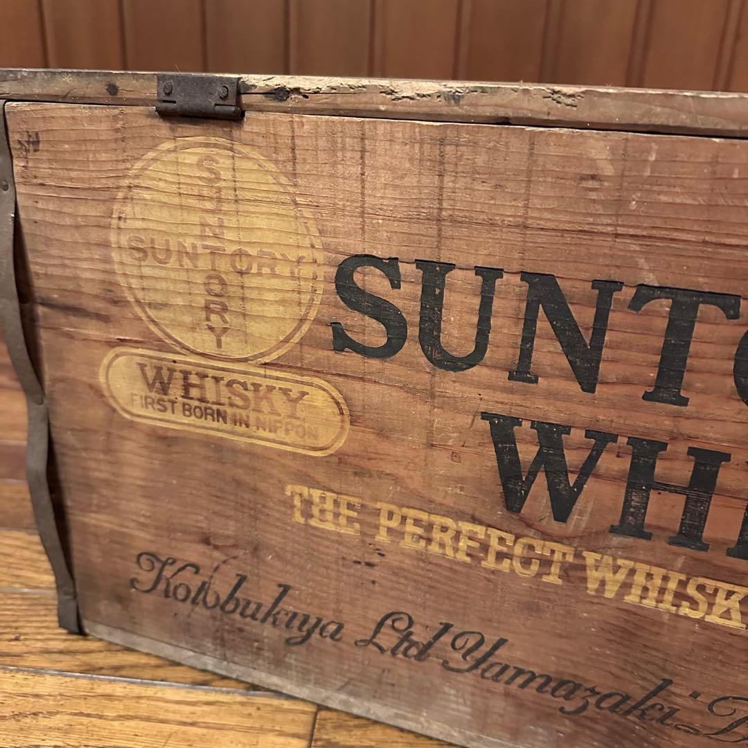 壽屋　サントリーウィスキー　初期　木箱　希少です