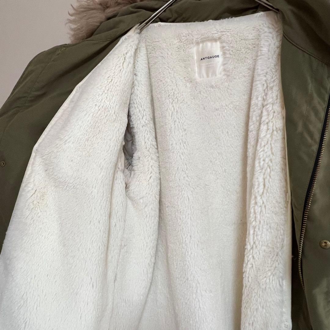 Antgauge アントゲージ モッズコート ファー ボア ライナー付き