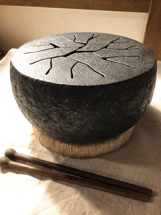 波紋音(はもん) 大　 （斉藤鉄平氏作）タンドラム スリットドラム