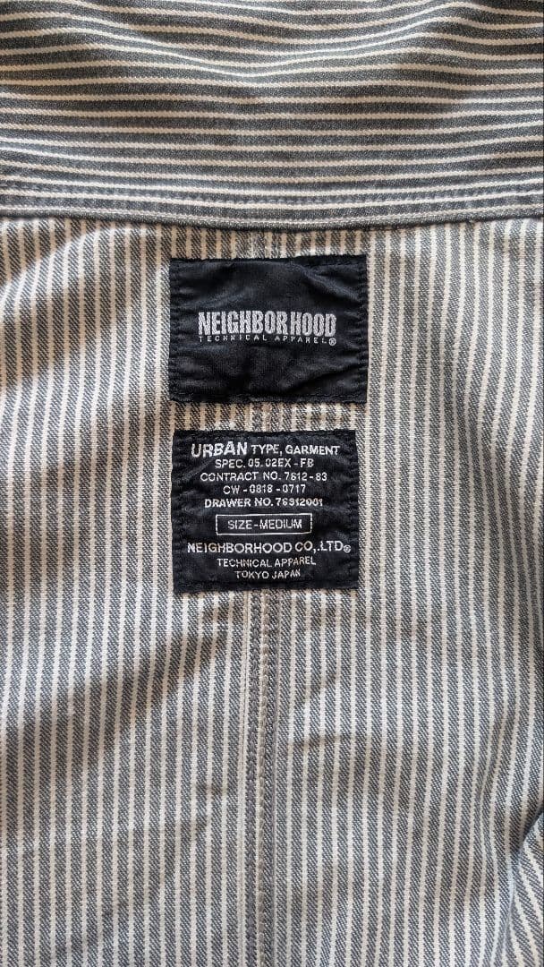 NEIGHBORHOOD ネイバーフッド ヒッコリーワークジャケット