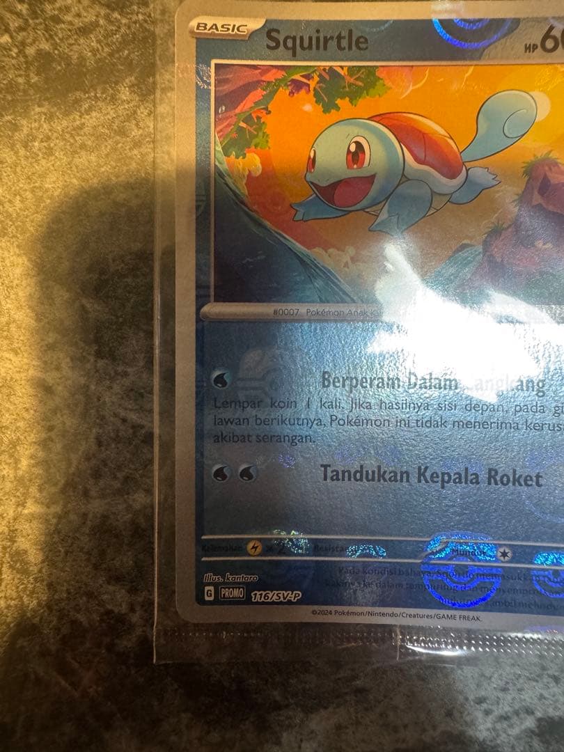 【未開封】ゼニガメ マスターボールミラー 大会プロモ 海外限定 御三家