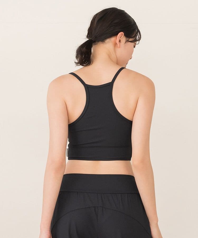 【SUKALA】リブヨギーニツイストトップスセット ブラック Mサイズ