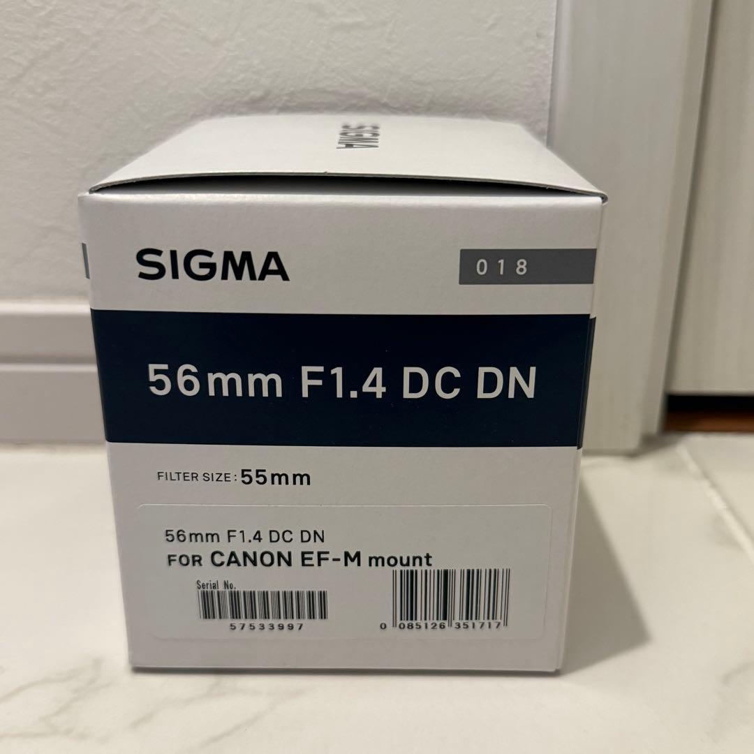 SIGMA 56mm F1.4 DC DN APS-C専用 キャノンEFマウント
