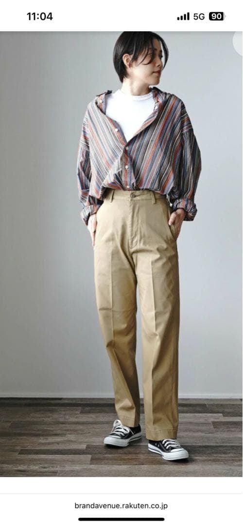 ザ シンゾーン チノパンツ WASHED HIGH 36