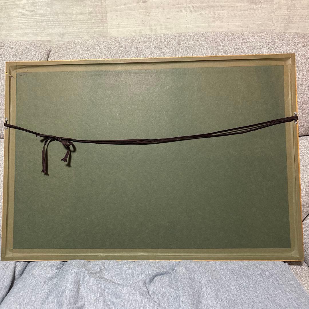 吉田遠志　深秋の囁き　木版画