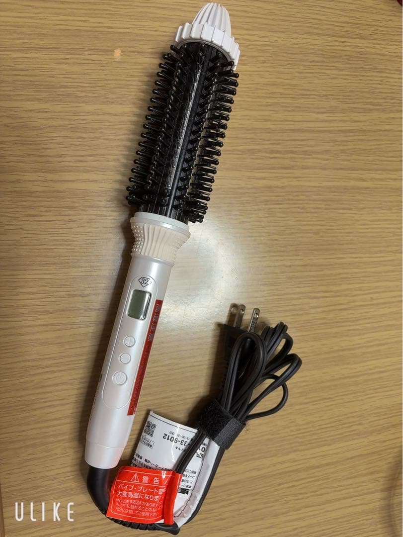CREATE ION ブラシヘアアイロン 32mm/ 5段階温度調節付き