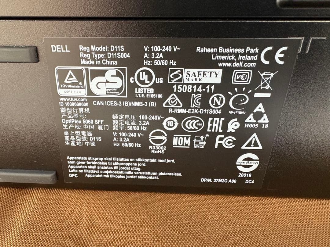 DELL OptiPlex 第8世代i5 メモリ16GB SSD500GB