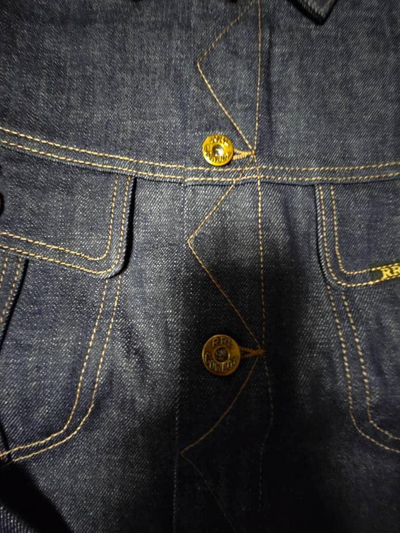 S＆T新品未使イズDOUBLE RLデニムジャケット インディゴ（XXL)