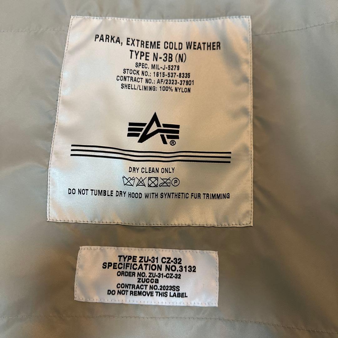 zucca ALPHAINDUSTRIESリバーシブルブルゾンSサイズ