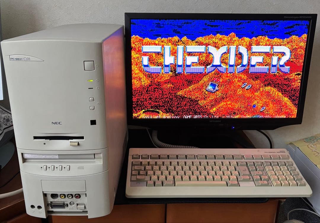 PC-9821Ct16 本体のみ 動作品 MIDIドーターボード付 XR385