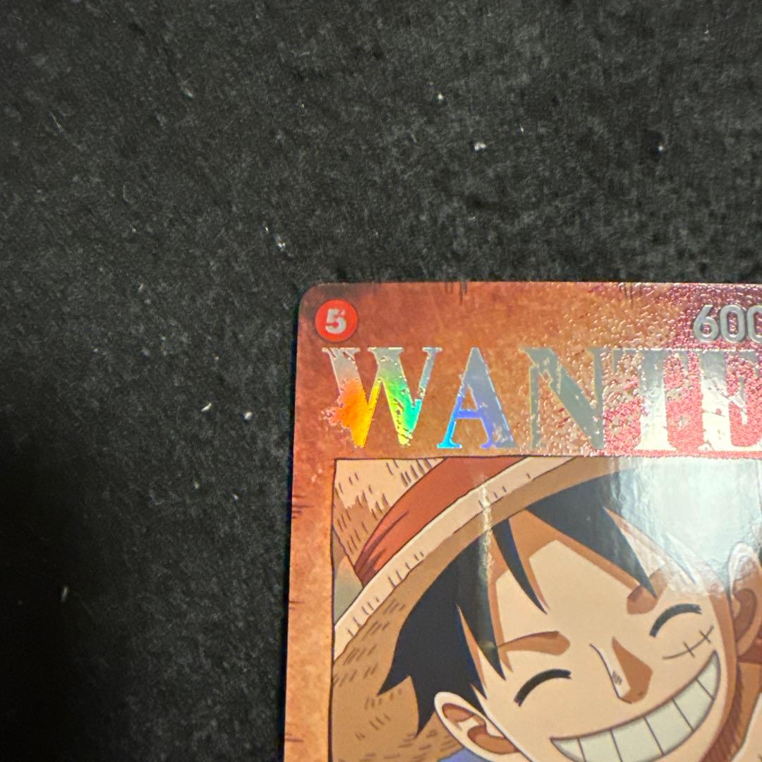 ワンピースカード　モンキー・Ｄ・ルフィ　パラレル　手配書 sp ST01-012