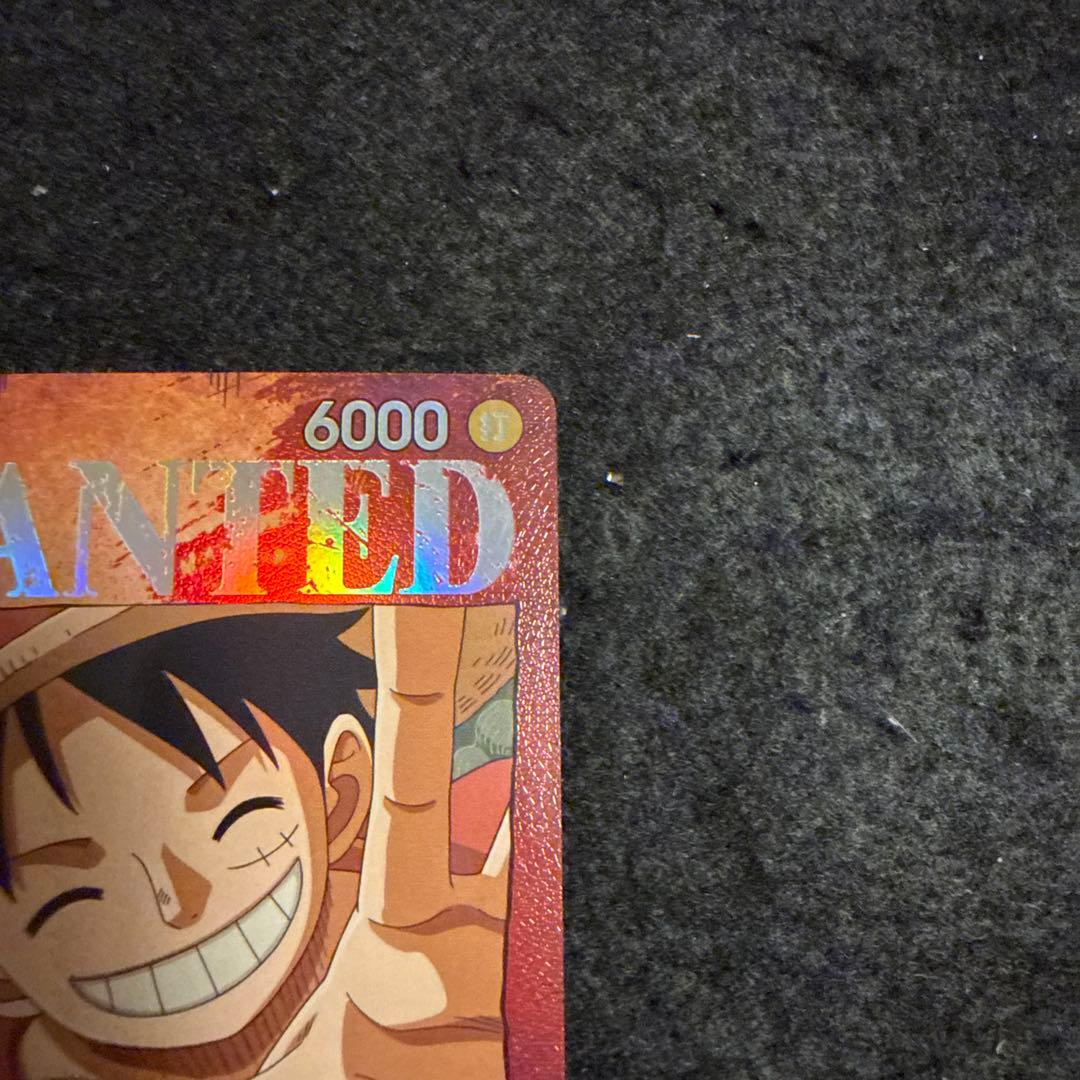 ワンピースカード　モンキー・Ｄ・ルフィ　パラレル　手配書 sp ST01-012